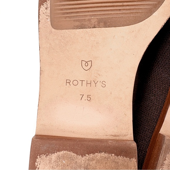 ROTHY'S | The Merino Wool Chelsea Ankle Boot in Cocoa Brown | Sz 7.5 - Picture 6 of 15